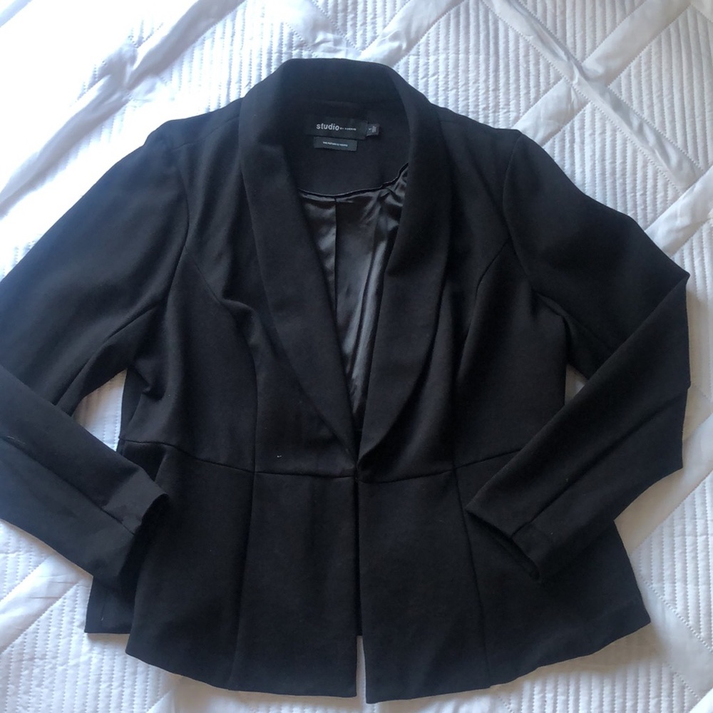 Torrid Black Careerwear Long sleeve Blazer Size 14/16 Careerwear Office Business - Picture 7 of 16